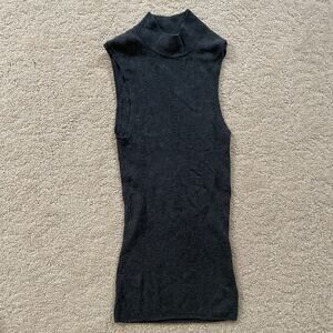 Naadam silk and cashmere blend knit Ribbed Tank top